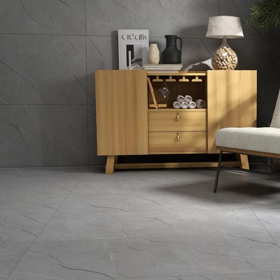 60×120 cm Rhodes Grey / Carving (~213 SEK/m²)